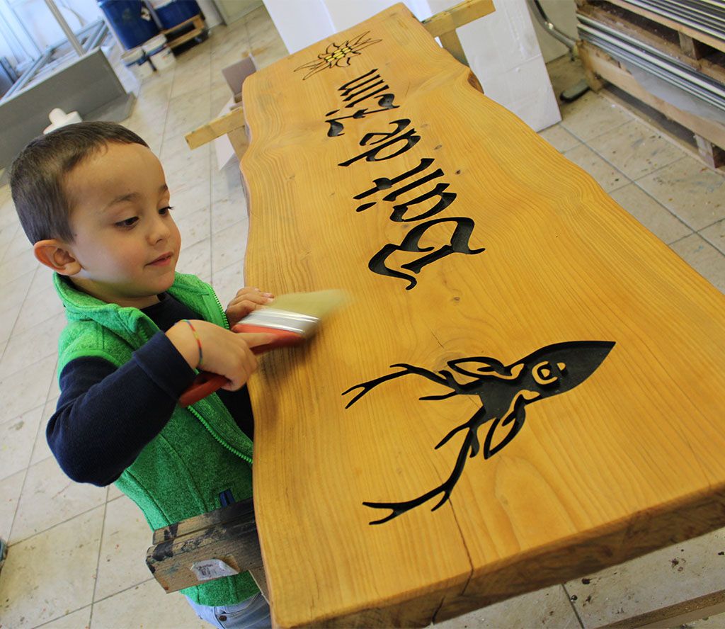 Insegne in Legno
