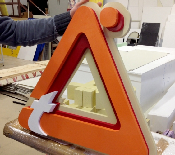 Insegne 3D in rilievo