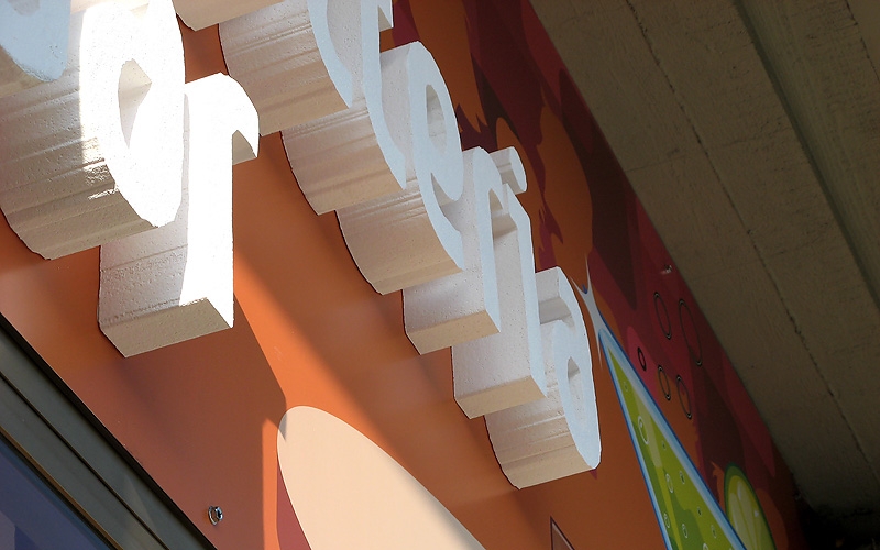 Insegne 3D in rilievo