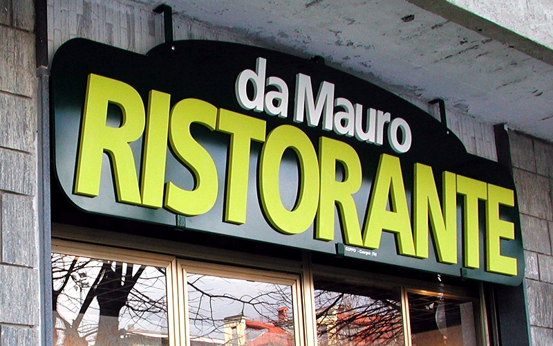 Insegne 3D in rilievo