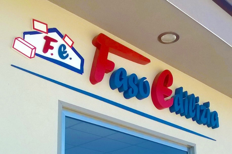Insegne 3D in rilievo