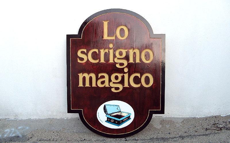insegna negozio in legno 4
