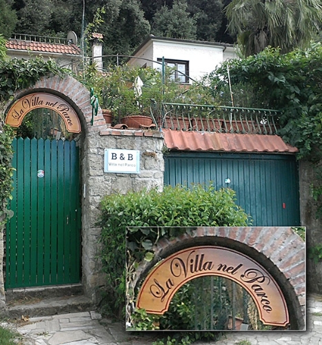 Insegna in legno per B&B