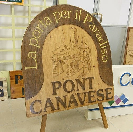Pannello in legno per stand comune