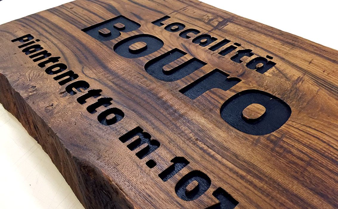 Insegne in Legno