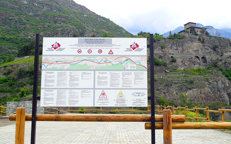 Cartello turistici indicatori in laminato plastico