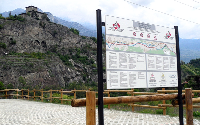 Cartello turistici indicatori in laminato plastico