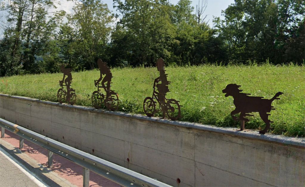 Sagome in corten intagliate a laser