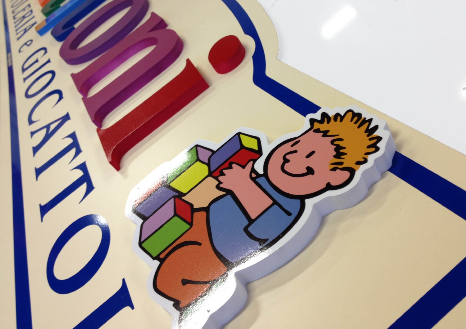 Insegne 3D in rilievo