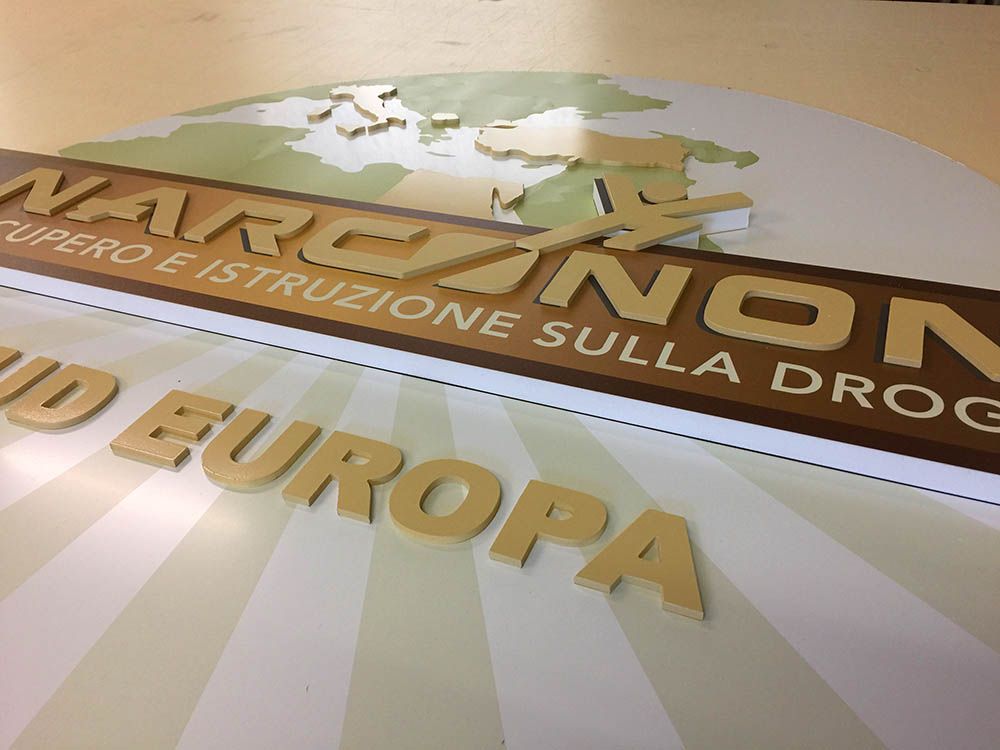 Insegne 3D in rilievo