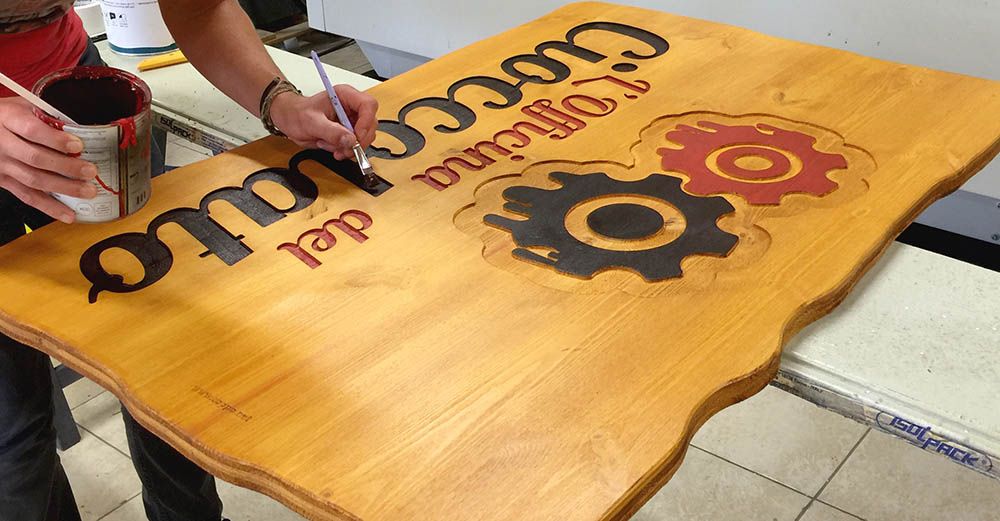 Insegne in Legno