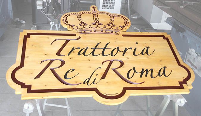 Insegne in Legno