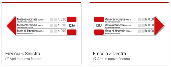 Compila la tua segnaletica online